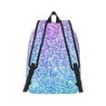 thumbnail image 3 of Balery Multicolor Glitter Vintage Canvas Backpack for Men and Women - Large Capacity, Durable Travel Laptop Bag for School, Work, Hiking, and Outdoor Activities, 3 of 7