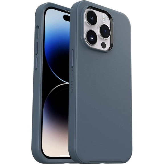 Restored OtterBox SYMMETRY SERIES+ Case with MagSafe for iPhone 14 Pro - Bluetiful (Blue) (Refurbished)