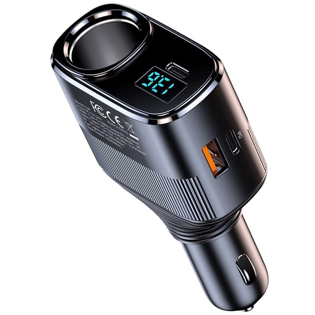Car Charger 45W Ultra-high Power One-to-four Flash Charging USB PD T-C