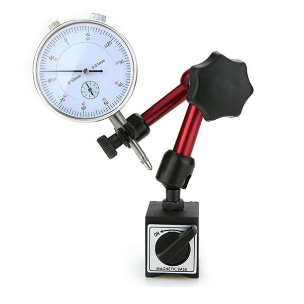 10mm Dial Indicator Holder Dial Gauge Stand Base Micrometer Measuring Indicator