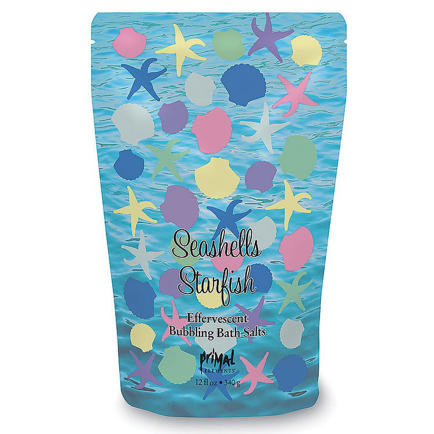 BBSSSSF 12 oz Bubbling Bath Salts-Seashells & Starfish