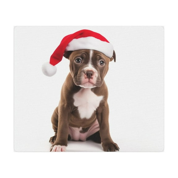 DistinctInk Mouse Pad - 1/4" Foam Rubber - American Staffordshire Terrier Puppy