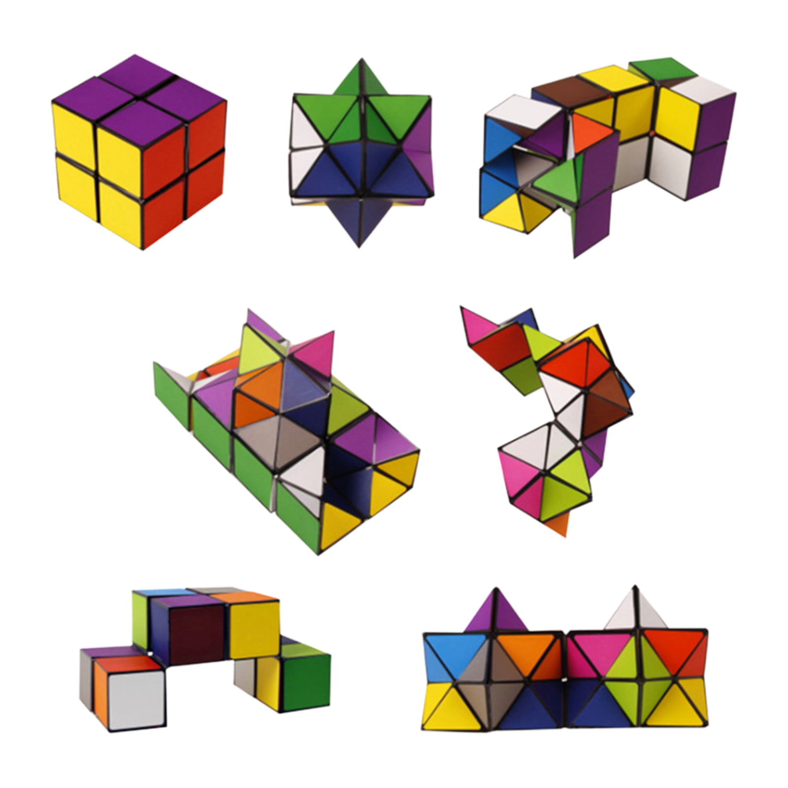 Mini Bangers Serpent Puzzle Cube Garçons Stress Education transformable Cadeau Puzzle 