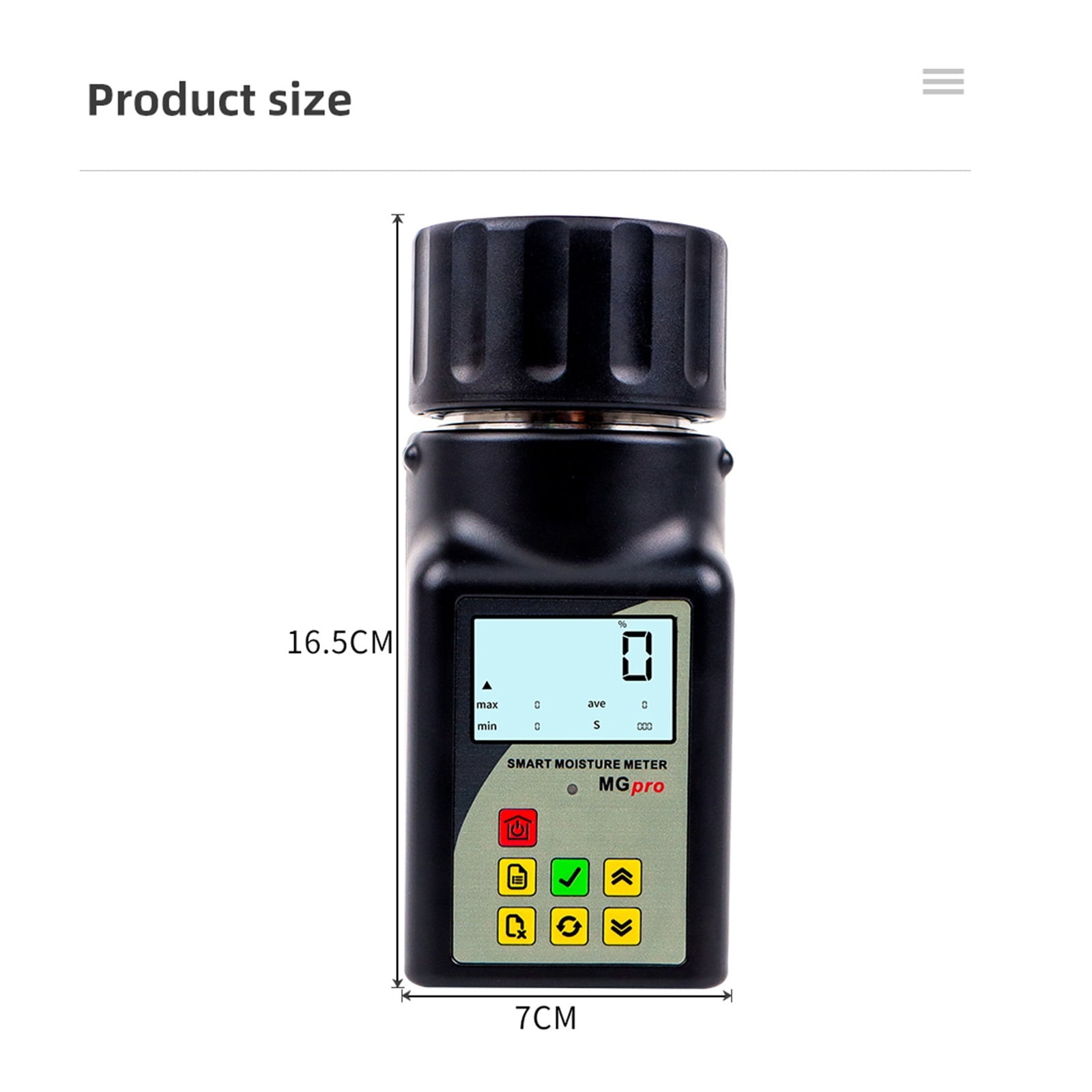 GM-pro Smart Moisture Meter Humidity Tester Corn Wheat Bean Peanut Seed Hygrometer Grain Moisture Meter ,Wide Applications