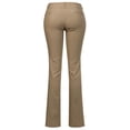 thumbnail image 4 of Made by Olivia Women's High Waist Comfy Stretchy Bootcut Trouser Pants, 4 of 6