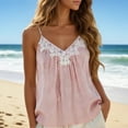 thumbnail image 2 of Wdddd Women's Summer Style Sleeveless Tank Top Casual Blouse Pink m, 2 of 5
