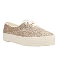 thumbnail image 2 of Keds Womens Point Glitter Celebrations Lace Up  Athletic Sneakers Casual Sh, 2 of 5