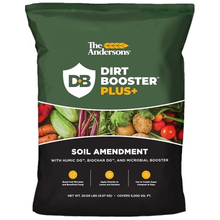 The Andersons Dirt Booster Plus All-Natural Super Compost Starter and Soil Amendment - 20 lb.