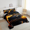 thumbnail image 2 of YST Fire Sports Car Comforter Set King For Kids Boys Extreme Sport Bedding Sets,Speed Sports Car Game Down Comforter Racing Car Theme Quilt Set Home Decortive,Microfiber 3 Piece, 2 of 5
