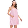 thumbnail image 3 of Topcobe Women' s Sleeveless Towel Bath Robe with Pocket for Ladies, S-2XL Pink, 3 of 8