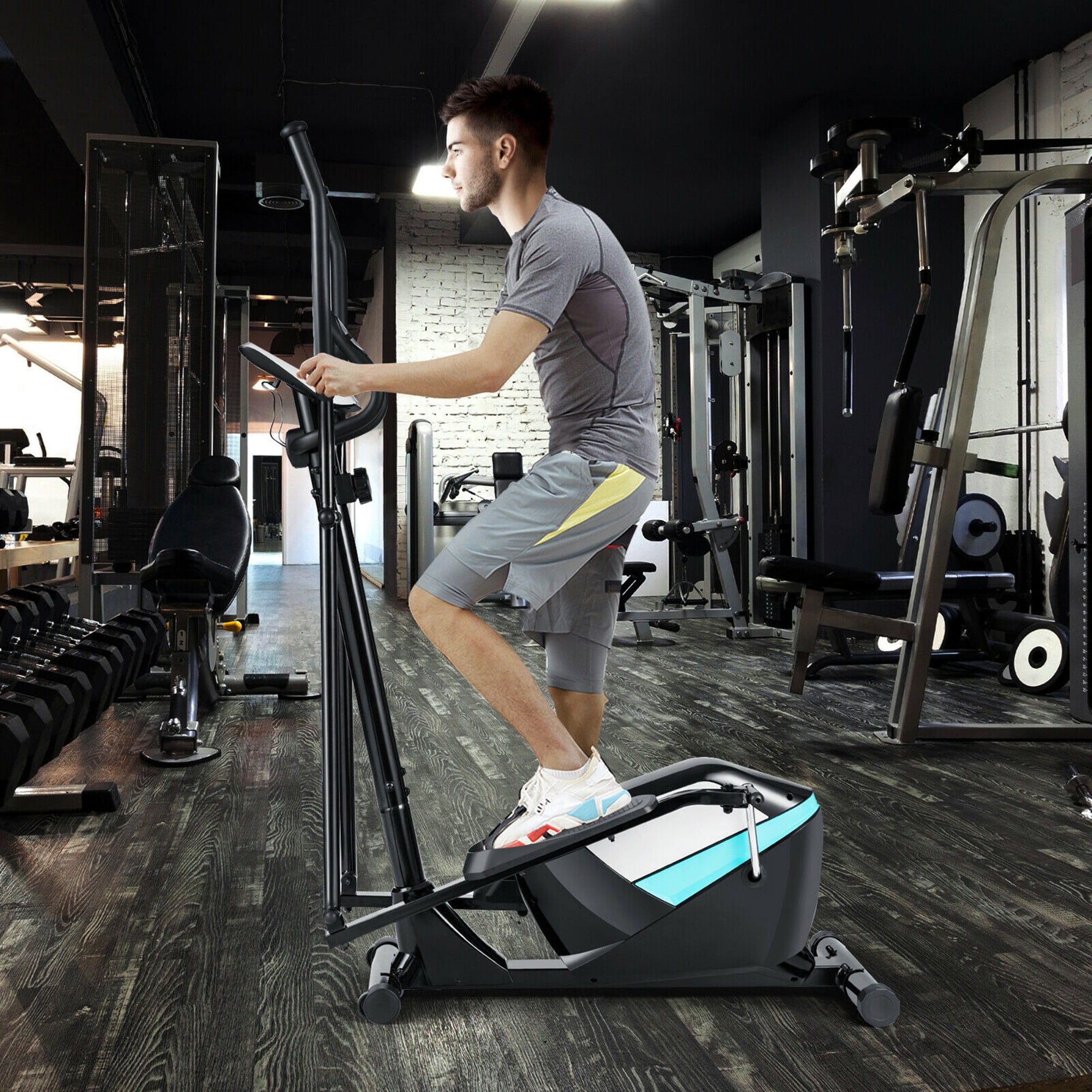 Gymax magnetic elliptical hotsell