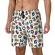 thumbnail image 1 of Fotbe Colorful Numbers Traje de Baño para Hombre – Shorts de Natación de Secado Rápido con Forro y Bolsillos-Small, 1 of 6
