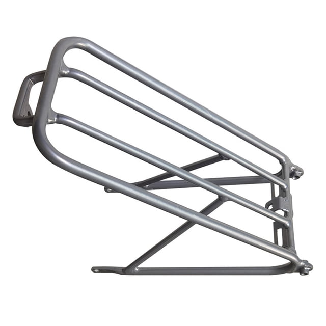 Unatoiry PODAY Foldable Bicycles Rear Shelf Portable Back Cargo Rack with Wheels Outdoor Biking Carrier Holder Attachment Type 2