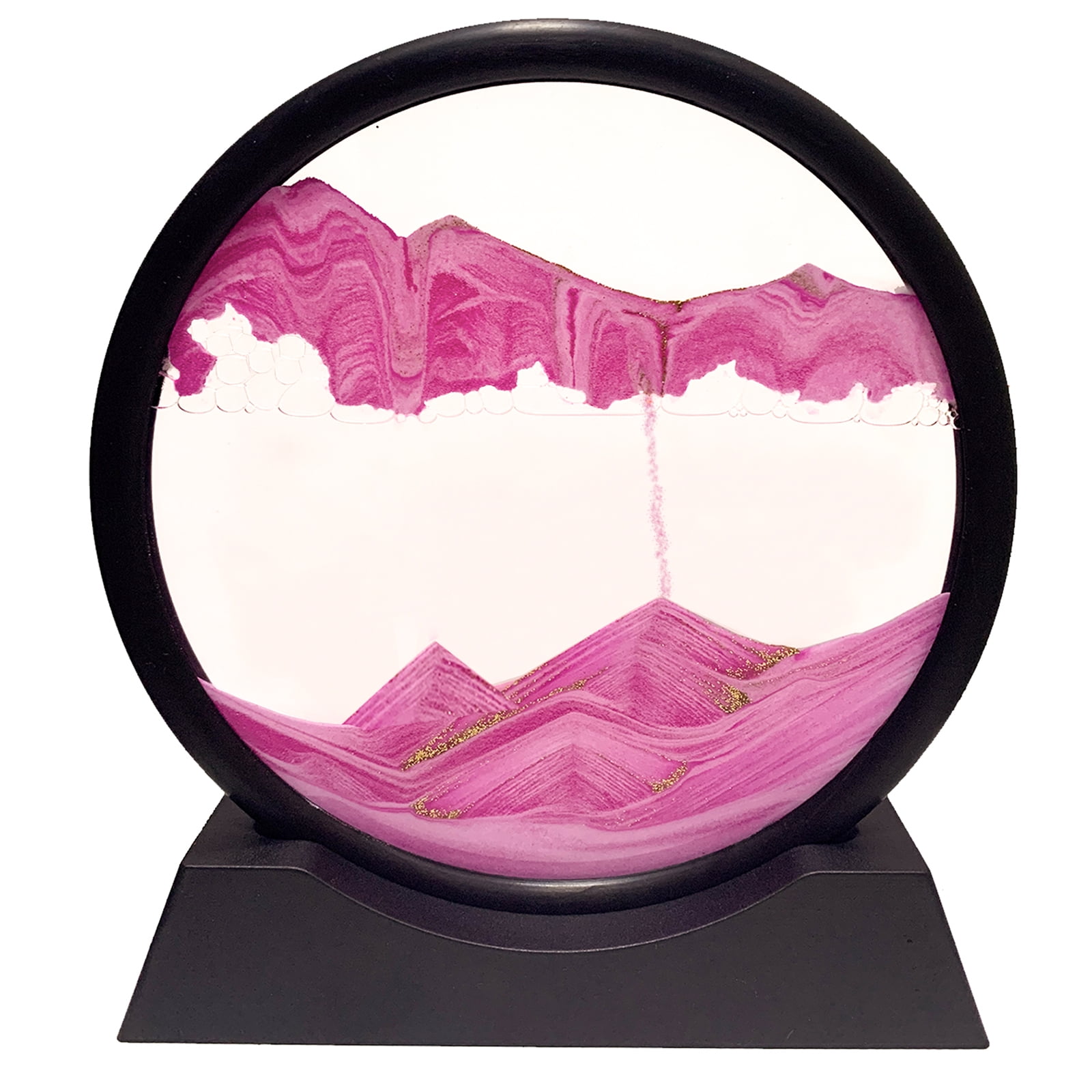 HYUGF Moving Sand Art Picture Decor, 3D Quicksand Relaxing Toy for Home