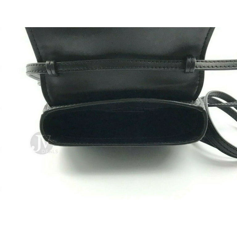 Michael Kors Fulton Leather Small Crossbody - Black
