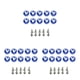 thumbnail image 3 of Riwesomey Juego de 10 piezas de arandelas y tornillos para automóviles, juego surtido de arandelas decorativas para pernos de vehículos, Type1 NO1, 3 of 6