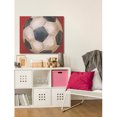thumbnail image 3 of Marmont Hill "Crackle Soccer Ball" by Reesa Qualia Painting Print on Wrapped Canvas, 3 of 5