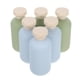 thumbnail image 1 of 6 botellas de champú de viaje rellenables con tapa abatible, envases de plástico vacíos de 200 ml, dispensadores portátiles para loción, acondicionador y gel de ducha., 1 of 6