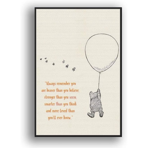 IDEA4WALL Framed Canvas Wall Art for Living Room, Bedroom Beautiful Quotes Canvas Prints for Modern Home Decoration Ready to Hang