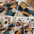 thumbnail image 5 of 3'x5' Area Rugs, Turquoise Orange Indoor Outdoor Area Rug for Living Room Bedroom, Geometric Modern Abstract Art Washable Bathroom Rugs Kitchen Floor Carpet Mats Home Decor Aesthetic, 5 of 8