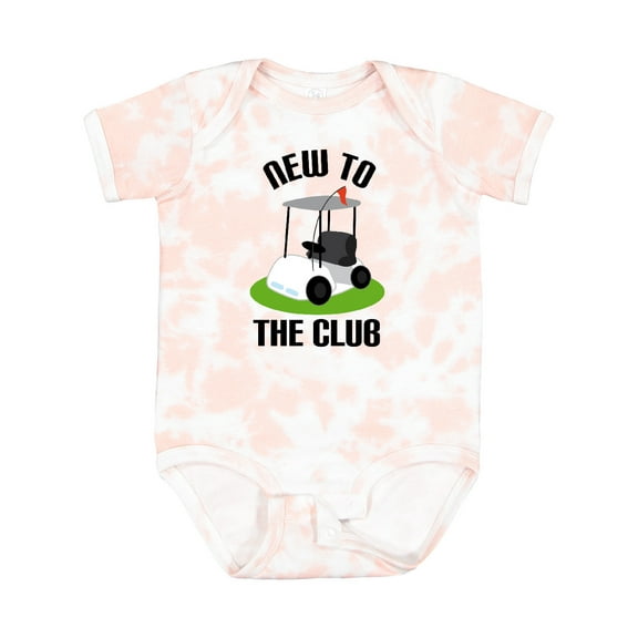 Inktastic Baby Golfing New to the Club Boys or Girls Baby Bodysuit