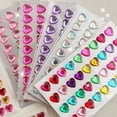 thumbnail image 4 of 3D Faux Crystal Heart Sticker Self-Adhesive Easy to Apply Perfect for DIY Scrapbooking Journaling Supply, 4 of 7