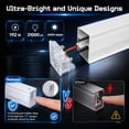 thumbnail image 5 of Hexagon Garage Lights, High Brightness 192W 6500K 21000 LM Honeycomb Hexagon Led Light for Garage, Warehouse, Gym, Basement, 5 of 7