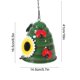thumbnail image 3 of Comedero colgante de hierro para pájaros | Decoración de jardín y estación de alimentación para aves | Adorno para patio o balcón | Comedero de metal artesanal para atraer aves silvestres, 3 of 7