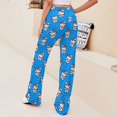 thumbnail image 4 of Hello Kitty Women's Wide Leg Yoga Pant Comfy Loose Sweatpants High Waist Lounge Casual Athletic Pant Workout Joggers Pant, 4 of 7