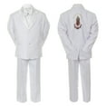 thumbnail image 3 of Baby Boy Christening Notch Lapel Suit Silver or Gold Guadalupe On Back SM-20, 3 of 4
