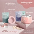 thumbnail image 6 of Tress Wellness Hair Removal Digital Wax Warmer Kit for Body, Hard Wax Beads for Men & Women, Pink, 6 of 14