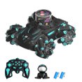thumbnail image 1 of Labymos 2.4GHz Remote Control Stunt Car with HD Projection Effects, Dual Battery, ABS Material, 40m Range, for Boys (Black & Blue), 1 of 6