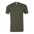 thumbnail image 1 of Bella + Canvas - Camiseta de Triblend para Adultos Unisex (Verde Militar), 1 of 1