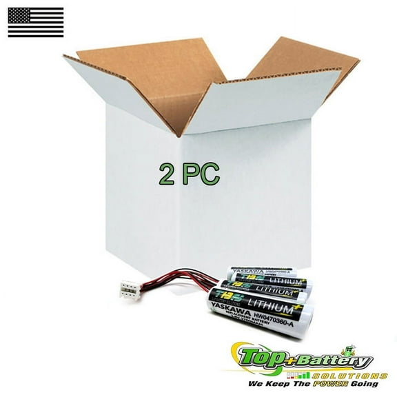 Replacement Battery For YASKAWA HW0470360-A, 149689-1 Motoman Robot Qty.2