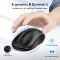 thumbnail image 6 of Wireless Mouse for Laptop, 2.4G Silent Mouse Quiet Click, Small Portable Computer Mouse, 5 DPI Levels, Cordless Mice for PC, Chromebook, Mac, 6 of 8