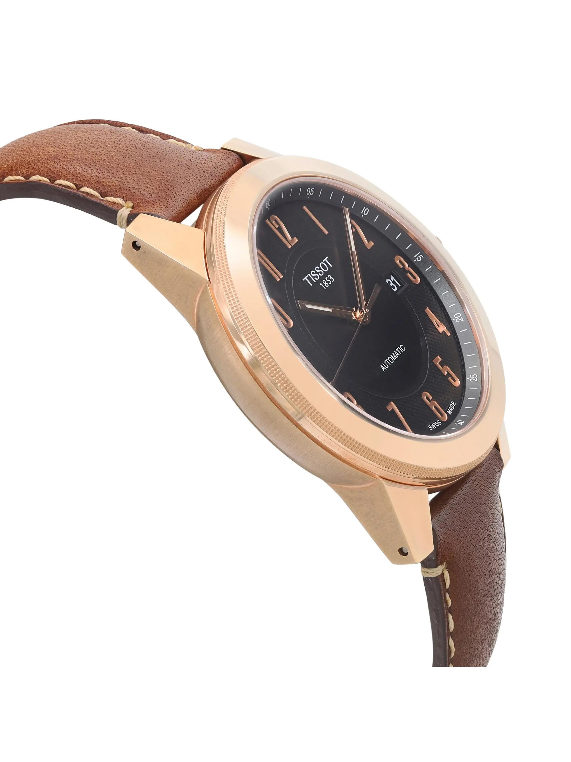 Tissot Gentleman 44mm Steel Black Dial Automatic Mens Watch T098.407.36.052.01