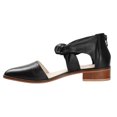 thumbnail image 3 of TAYLER Women's Twisted Ankle Strap Flats D'Orsay Shoes, 3 of 7