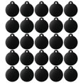 thumbnail image 1 of Paquete de 25 Etiquetas Redondas Aluminio en , Espacios para Estampar Negro, Discos Grabar, Llaveros Metal, Etiqueta Perro, 1 of 11