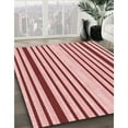 thumbnail image 2 of Ahgly Company Indoor Square Patterned Grapefruit Red Area Rugs, 3' Square, 2 of 6