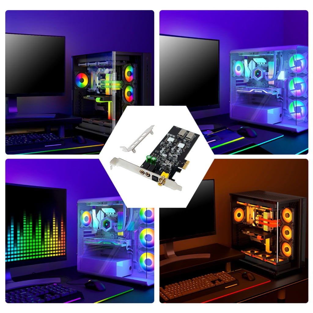 WINDLAND Digital Audios Interfaces Sound Card 24Bit 48kHz SPDIF Output Compatible for Fiber Optics Amplifiers And Decoders