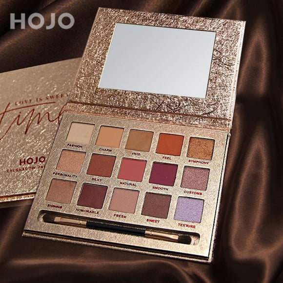 Pearlescent Matte Earth Color Eyeshadow Pallette Waterproof 15 Colors
