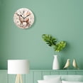 thumbnail image 4 of 14 Inch Wall Clock Battery Operated Silent Clock Decorative for Office, Kitchen, Outdoor, Living Room，Cute Deer Creative, 4 of 4