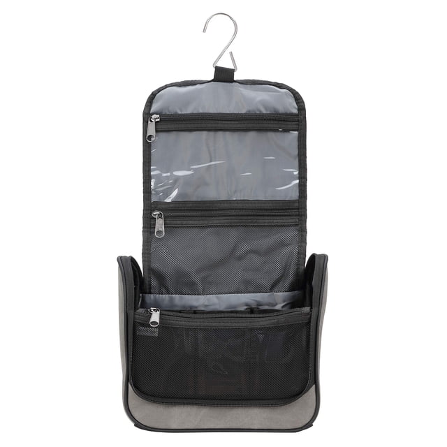 Neceser Lewis N. Clark de sarga cepillada gris