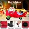 thumbnail image 2 of Gymax 7.2 FT Outdoor Christmas Inflatables Airplane w/ Gift Boxes & Built-in LED Lights Multicolor, 2 of 6