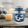 thumbnail image 3 of Urna funeraria Trupoint Memorials Heavenly Peace Blue Adult, 3 of 6