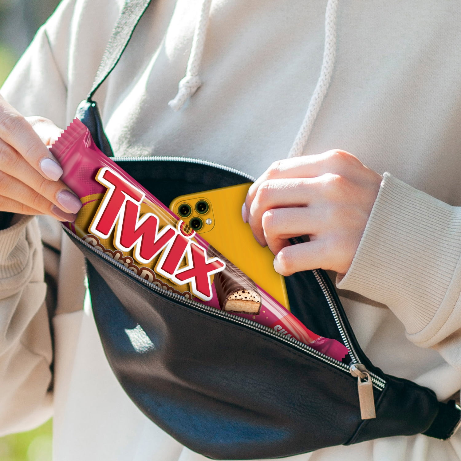 (2 pack) Twix Cookie Dough Milk Chocolate Bars, Share Size - 2.72 oz