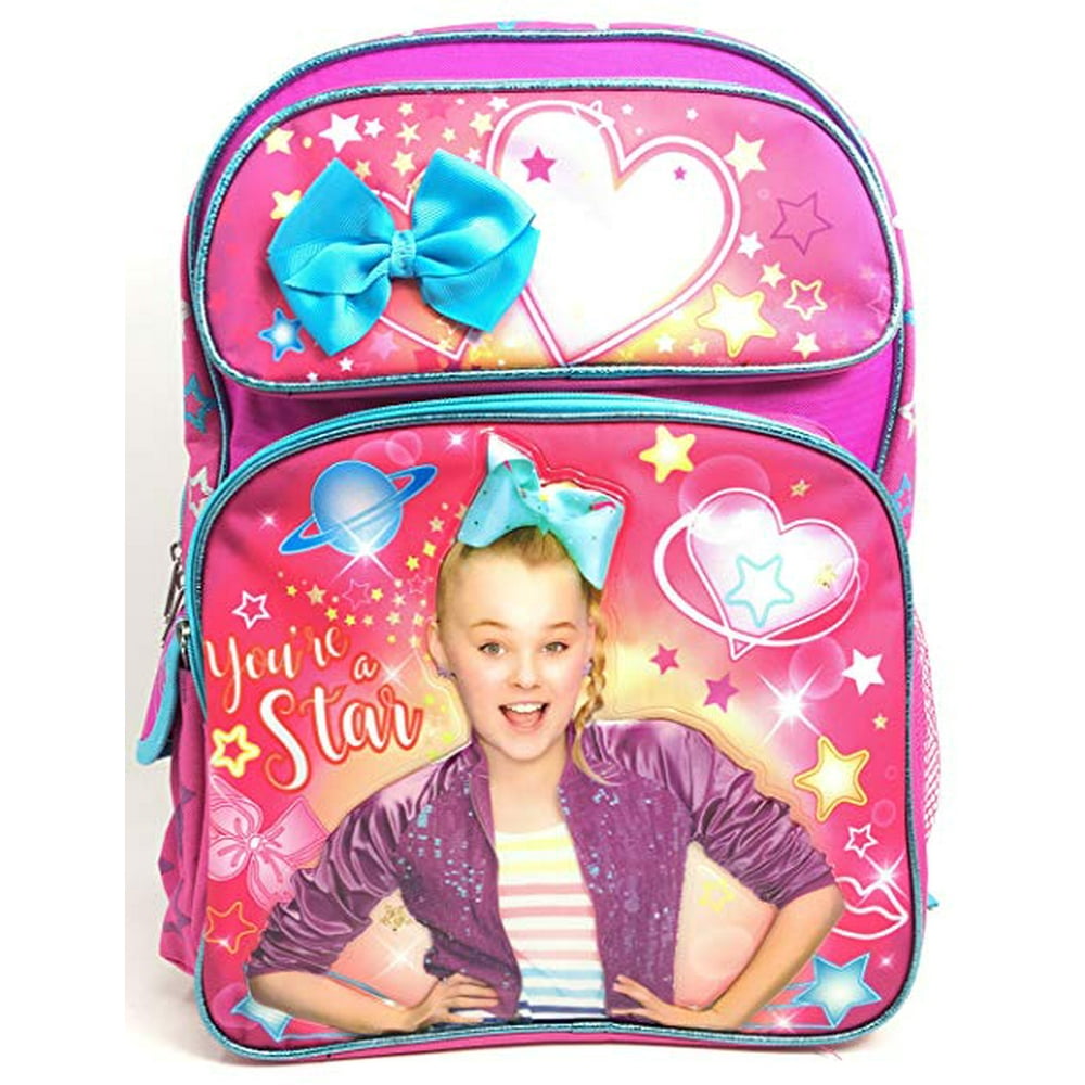 Licensed - JoJo Siwa Backpack 16" Girls Large School Backpack Book Bag