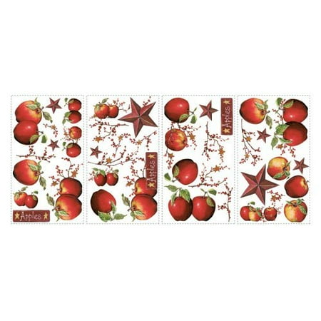 Country Apples Peel and Stick Wall Decals