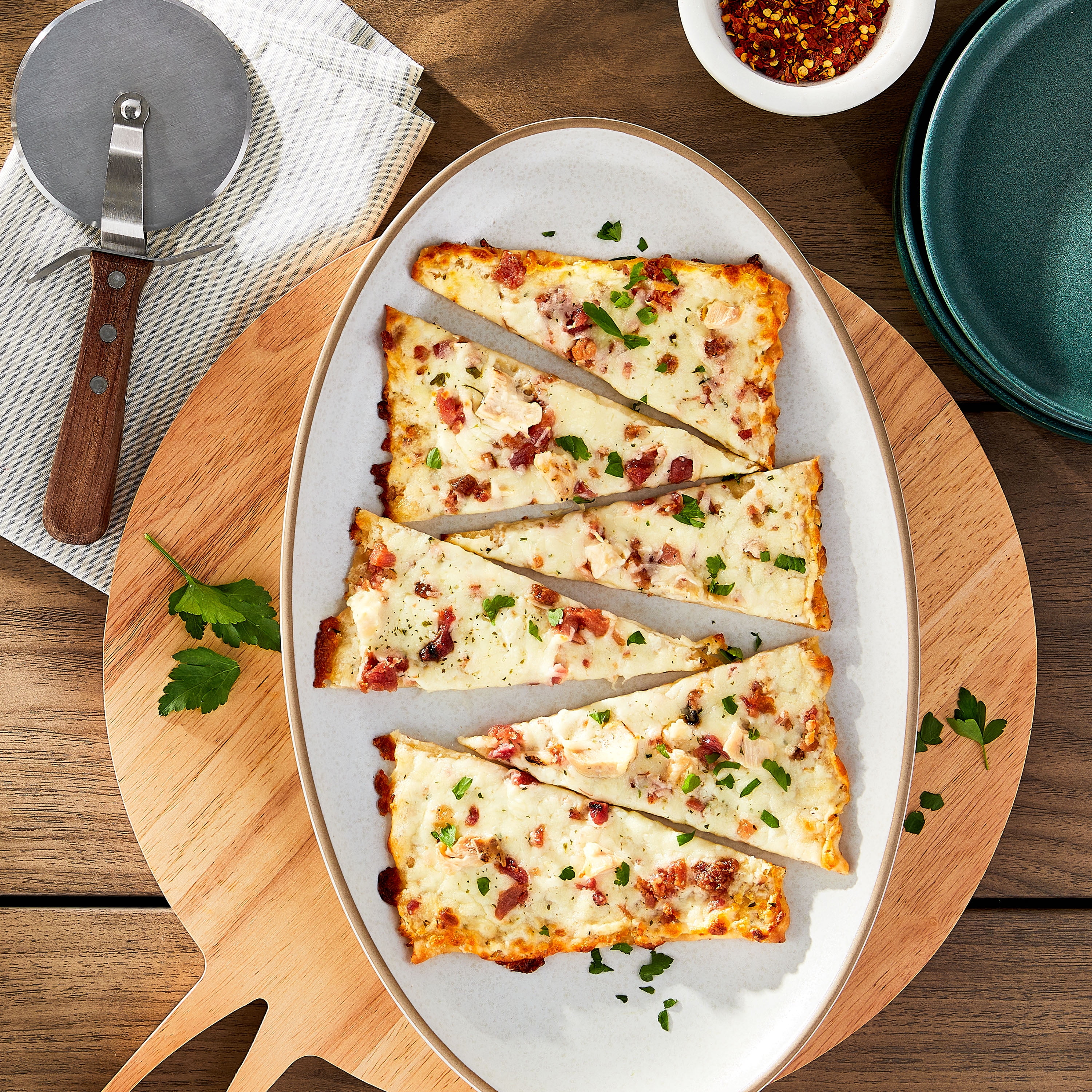 Marketside Chicken Bacon Ranch Flatbread