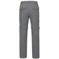 thumbnail image 4 of Little Donkey Andy Men's Stretch Convertible Pants Zip-Off Lightweight Quick-Dry Hiking Fishing Travel Pants (Shorts Grey XL), 4 of 6